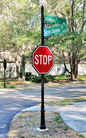 Ornate Decorative Street Sign - Site Essentials