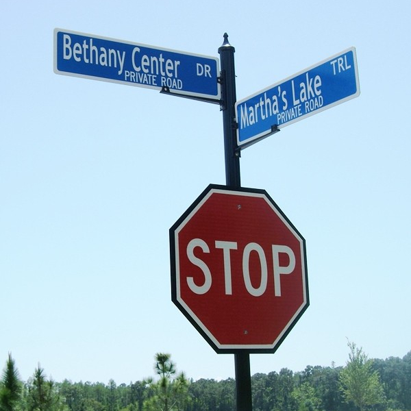 Custom Neighborhood Street Signs | Bellair Series